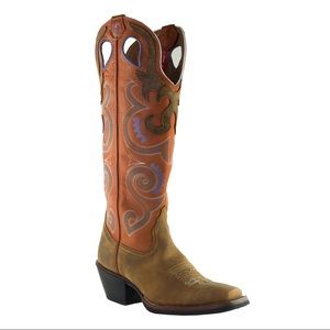 Tony Lama Buckaroo Boot, bronze moreno